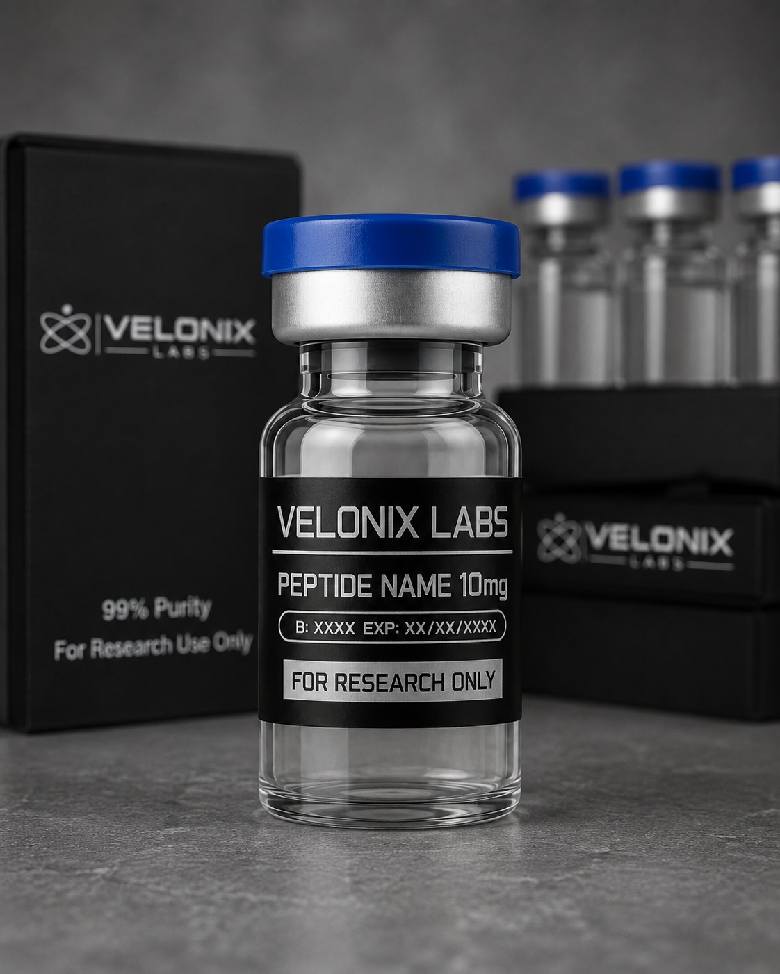 Velonix Labs research compound vial