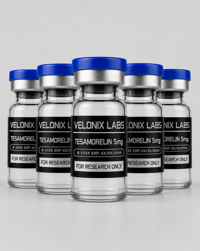 Tesamorelin 5mg — Research Pack (5 Vials)